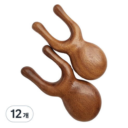 떼루와 U커브 괄사 마사지 빗, 12개