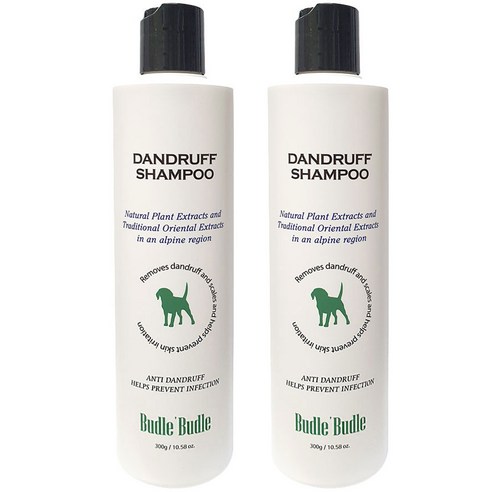 부들부들 강아지 비듬 약용 샴푸, 2개