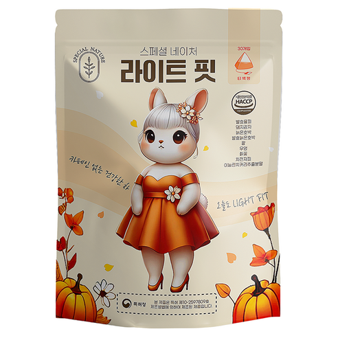 스페셜네이처 라이트 핏 티, 1g, 1개, 30개입