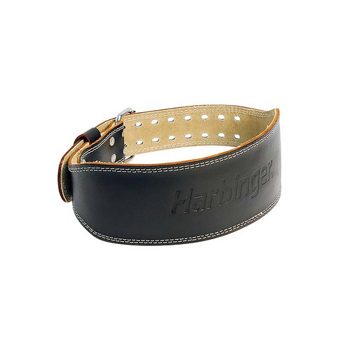   Harbinger Padded Leather Belt Standard Fit, Black, 440 g