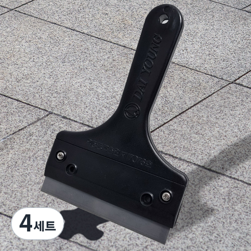 월드크린 스크레퍼 흑칼집 + 칼날 33mm x 20p 세트, 4세트