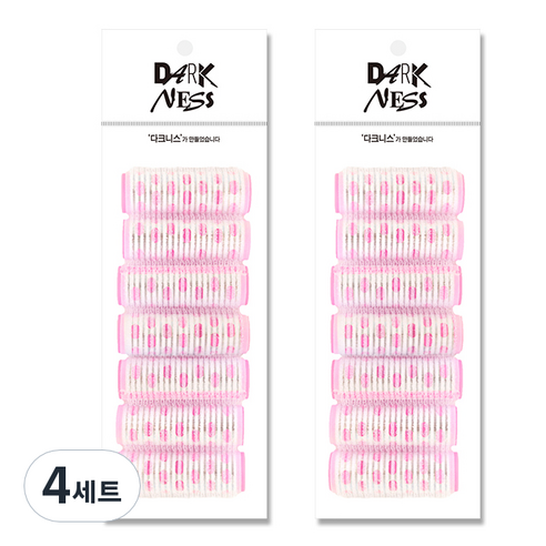 다크니스 열선 헤어롤 소 7p 세트, 혼합 색상, 4세트