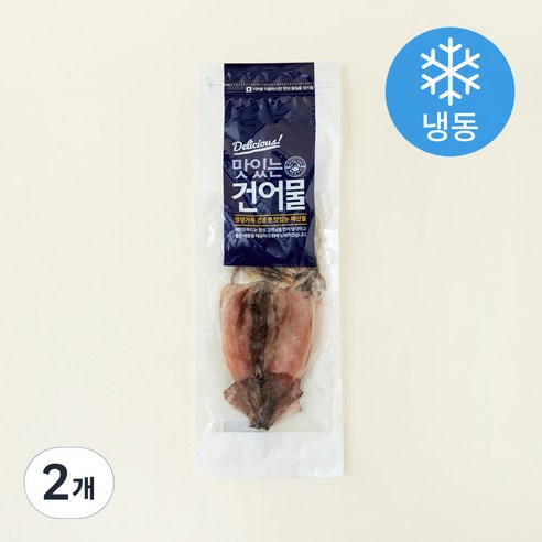 국내산 반건조 오징어 5미 (냉동), 400g, 2개