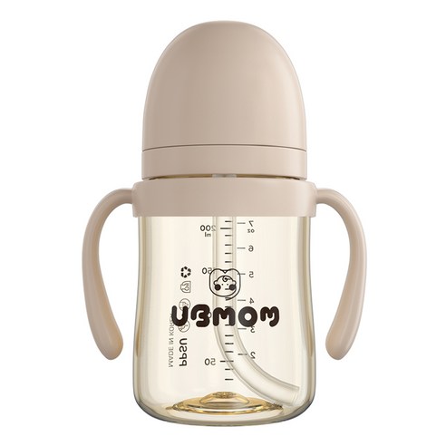 유비맘 시그니쳐 빨대컵 200ml, 1개, 초코