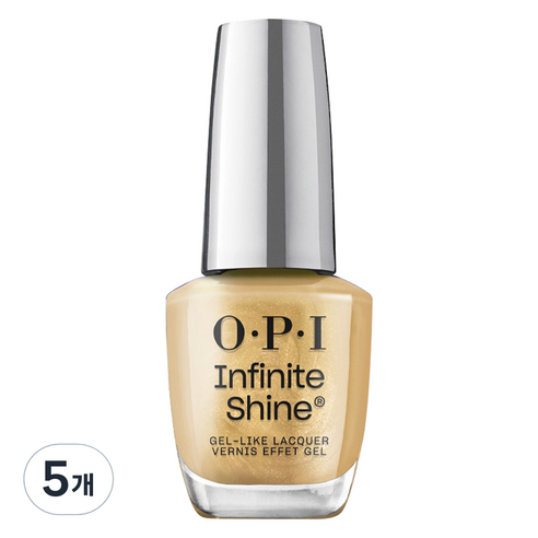 오피아이 인피니트 샤인 젤 라이크 매니큐어, ISL 106  24/7 Carat, 15ml, 5개