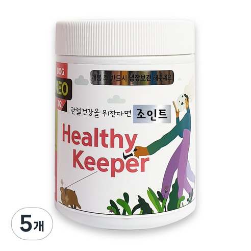 네오 강아지 헬시키퍼 영양제, 뼈/관절강화, 5개