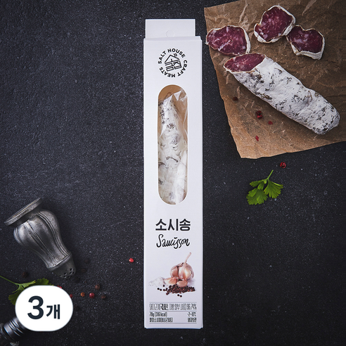 소금집 소시송, 70g, 3개