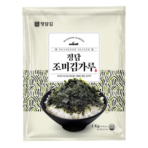 정담김 조미 김가루, 1kg, 1개