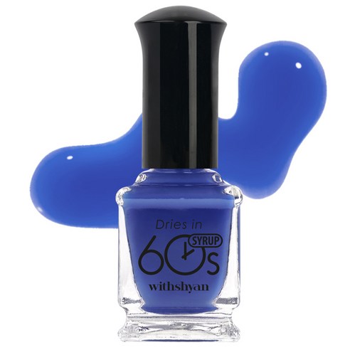 위드샨 60초 매니큐어 반투명 시럽 9ml, M12 바다시럽, 1개