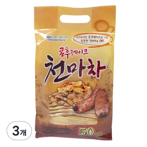 동일 콘후레이크 천마차, 20g, 50개입, 3개