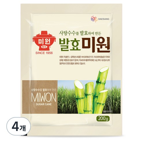 미원 대상 발효, 200g, 4개