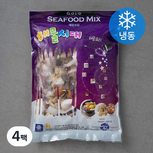 해물시대 모듬 (냉동), 800g, 4팩