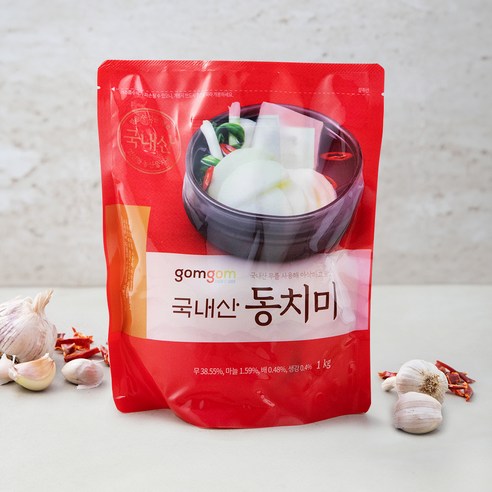 곰곰 국내산 동치미 1kg 신선한 맛과 건강한 재료로 만든 동치미!