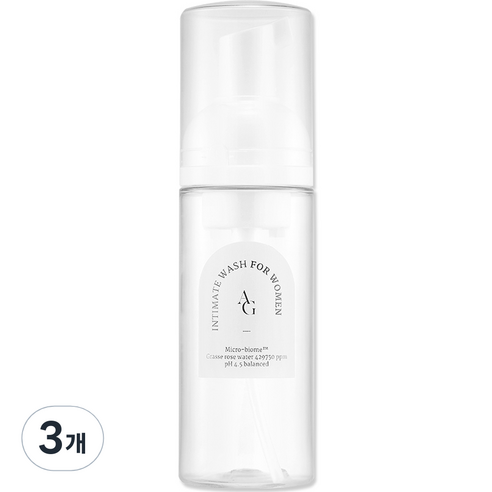 에이전트나인 프로바이오틱스 로즈워터 여성청결제, 150ml, 3개