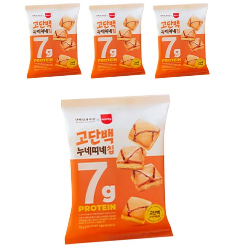 단백질과자점 고단백 누네띠네칩, 55g, 20개