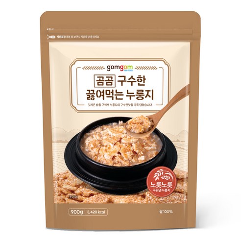 곰곰 구수한 끓여먹는 누룽지, 900g, 1개