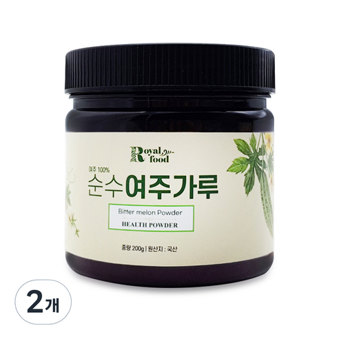 국내산 순수 여주 분말 가루, 2개, 200g
