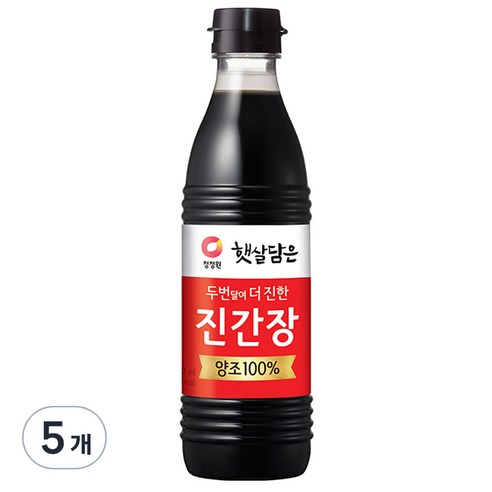 청정원 두번달여 더 진한 진간장, 1.7L, 1개