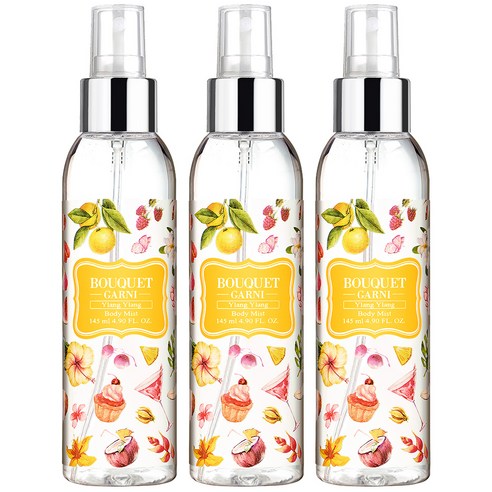부케가르니 바디미스트 일랑일랑, 145ml, 3개