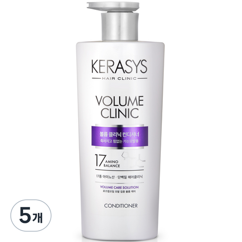 케라시스 볼륨 클리닉 단백질 컨디셔너, 600ml, 5개