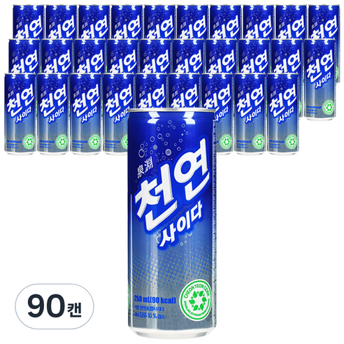 천연사이다, 250ml, 90개 250ml × 90개, 개당 용량 × 총 수량 섬네일