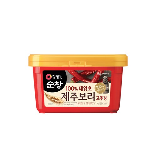 청정원 제주보리 고추장, 1kg, 1개입