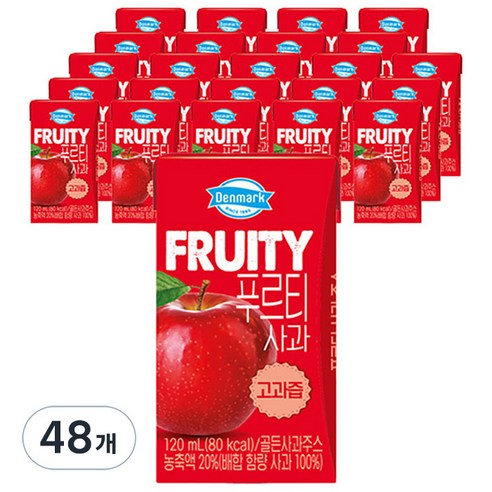 상큼한 사과의 맛, 동원 푸르티 사과 과즙 주스로 온 가족 건강을 챙기세요!