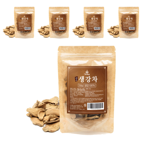 티랑 생강차, 50g, 1개입, 5개