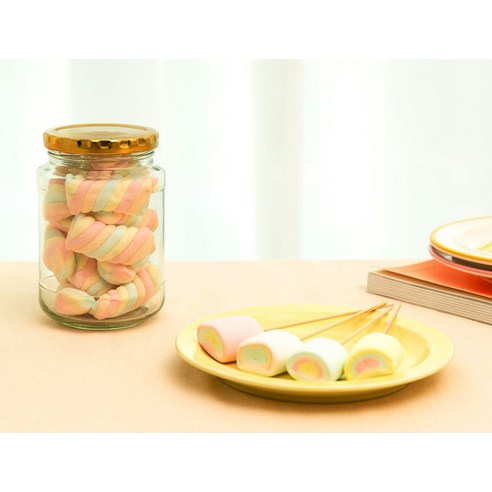 주방에 감성을 더하는 테크팩 유리병 원형 500ml