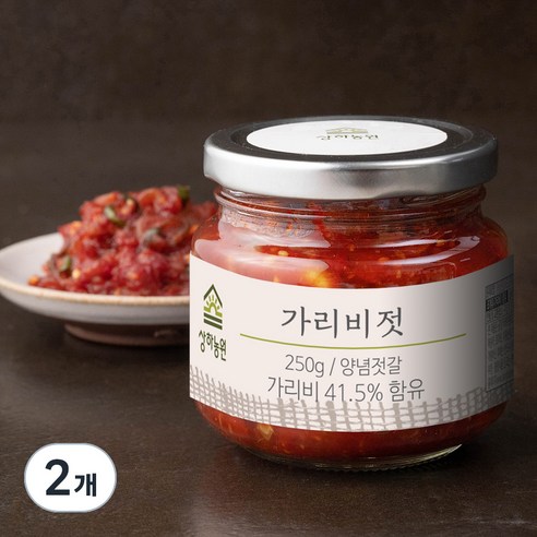 상하농원 가리비젓, 250g, 2개