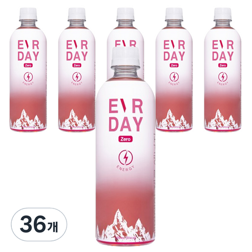 에버데이 제로 에너지 음료, 500ml, 36개