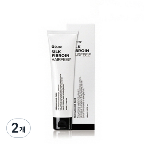 닥터탑 실크 피브로인 헤어필2x, 155ml, 2개