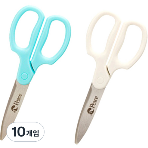 피스코리아 평화 애플가위 2종 세트, 랜덤 발송, 10개