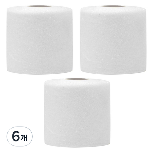 크리다 언더랩 근본 스포츠테이프 7cm x 10m 화이트, 6개, 1개입