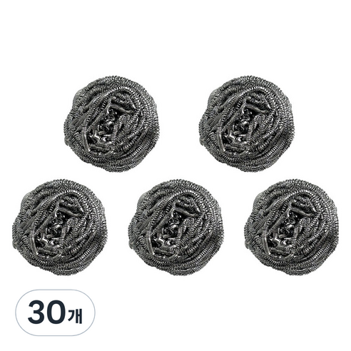 월드크린 철 수세미 50g, 30개, 1개입