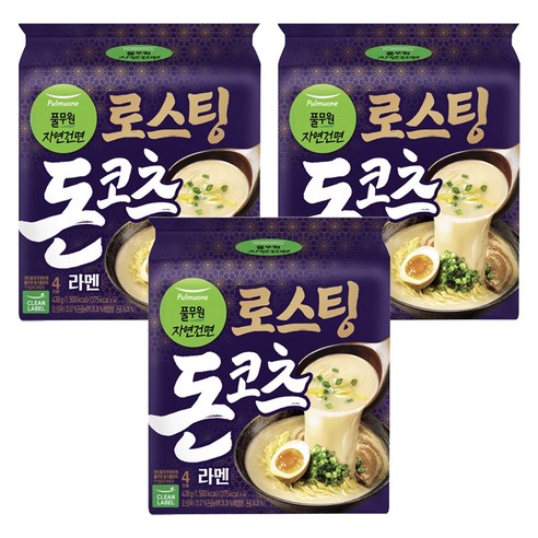 풀무원 로스팅 돈코츠 라멘, 12개