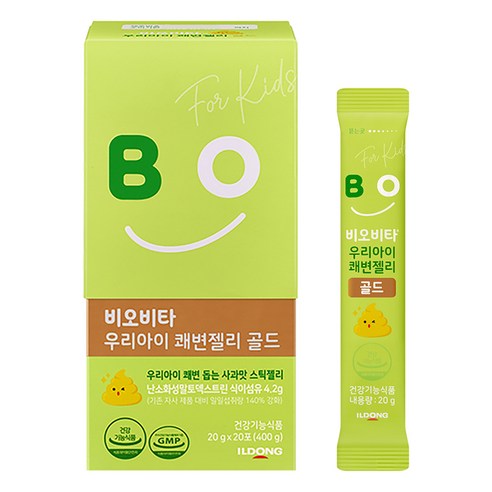 비오비타 일동제약 우리아이 쾌변젤리 20p, 1개, 400g