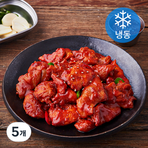 마니커 숯불 닭불고기 (냉동), 5개, 500g