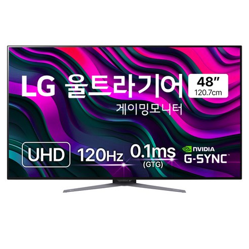 LG전자 4K UHD 울트라기어 게이밍 모니터 방문설치, 120.7cm, 48GQ900