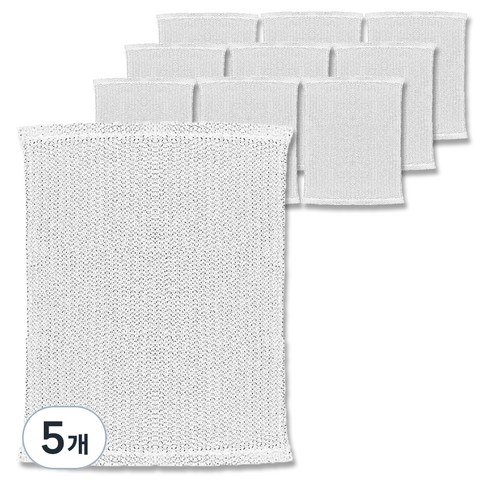 청소해결사 거품이 잘나는 은사수세미 대형, 5개, 10개입