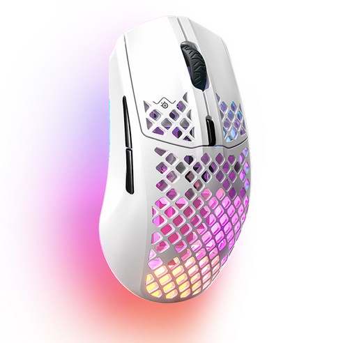 초경량 무선 게이밍, 승리를 위한 완벽한 선택 - 스틸시리즈 AEROX 3 WIRELESS SNOW