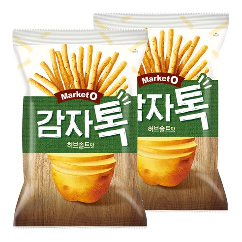 마켓오 감자톡 허브솔트맛, 136g, 2개