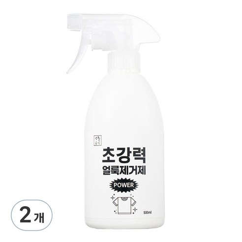 생활공식 초강력 파워 얼룩제거제, 500ml, 2개