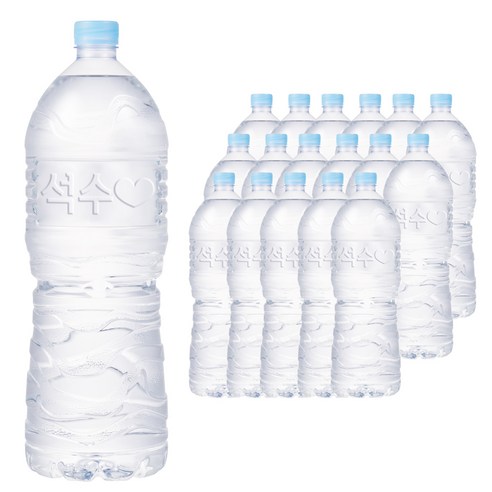 석수 무라벨 생수, 2L, 18개