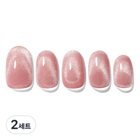 데싱디바 글레이즈 네일스티커 세트, 글린트 로지, 2세트
