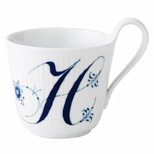 알파벳 콜렉션 컵 330ml, H, 1개