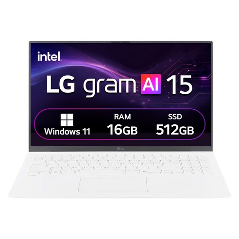 LG전자 2026 그램 AI 15 코어Ultra5 방문설치, 에센스 화이트, 15Z90U-GS5WK, 512GB, 16GB, WIN11 Home