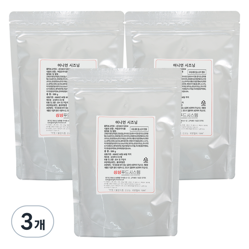 상상시즈닝 어니언 시즈닝, 500g, 3개