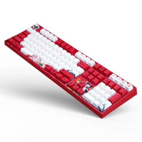 바밀로 KOI PBT 염료승화 영문 유선키보드, KOI(로즈축), MA108M, 일반형