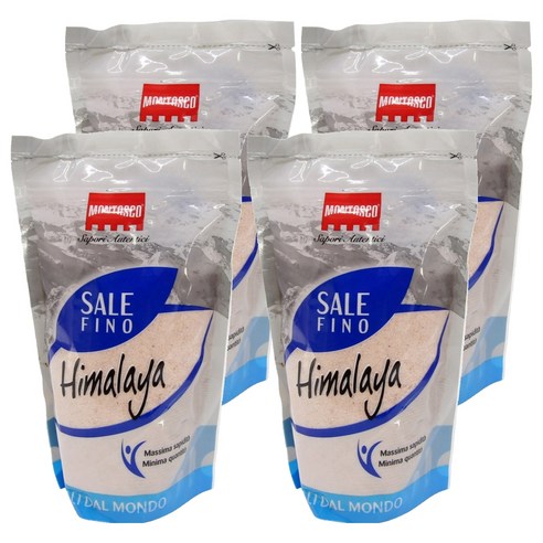 몬타스코 히말라야 고운 핑크소금, 500g, 4개